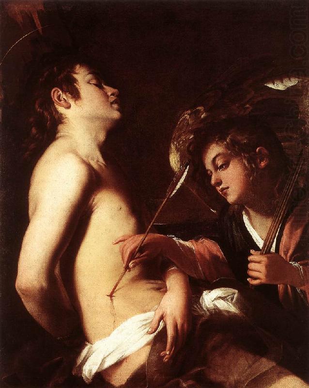 St Sebastian Healed by an Angel  ed, BAGLIONE, Giovanni